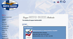 Desktop Screenshot of guzziclub.fi