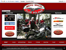 Tablet Screenshot of guzziclub.pl